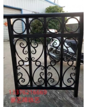 Small wrought iron courtyard gates