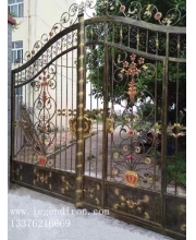 Wrought iron gates