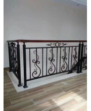Iron art stair handrails