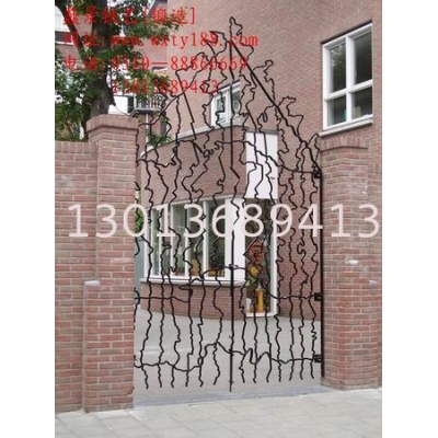 Wrought iron gates
