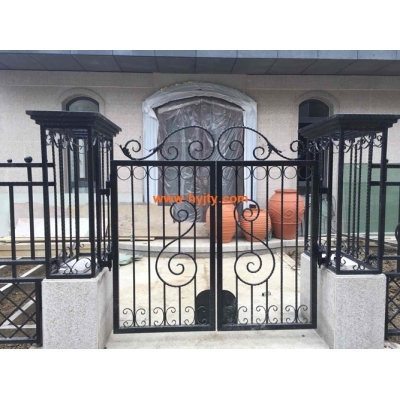  Wrought iron gates