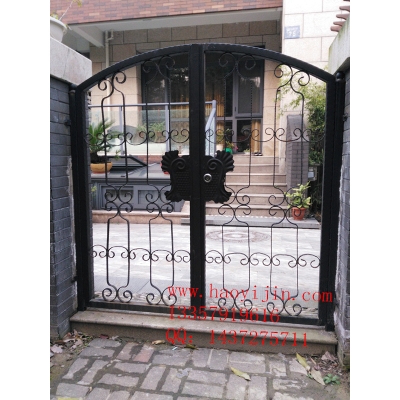 Wrought iron gates