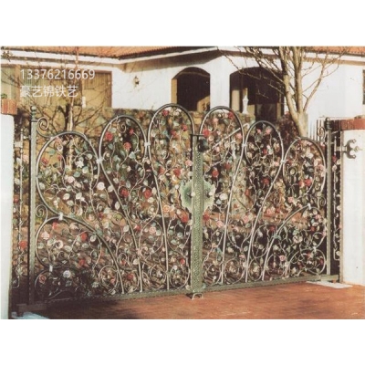 Wrought iron gates