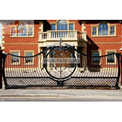 Wrought iron gates
