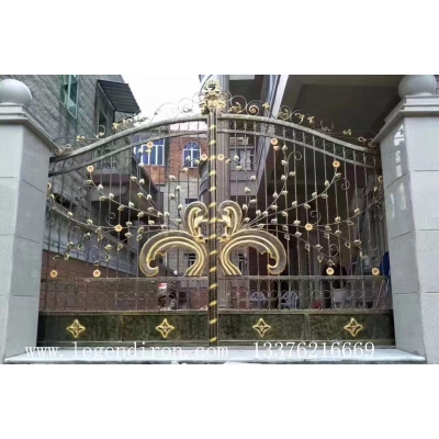 Wrought iron gates