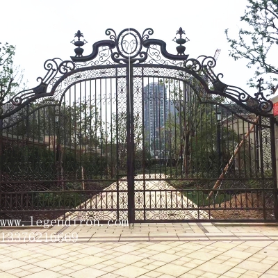 Wrought iron gates