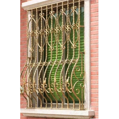 Wrought iron window