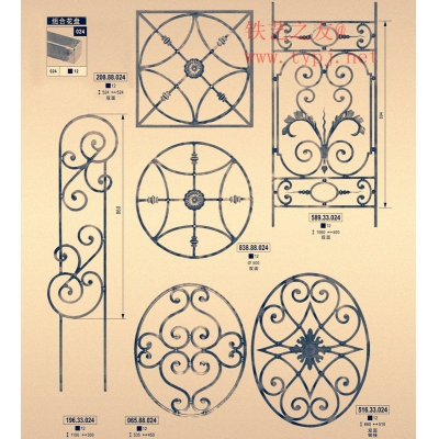 Iron art flower pots